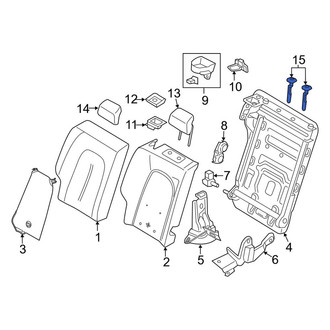 Lincoln OE - Rear Right Headrest Guide
