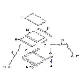 Lincoln OE - Sunroof Frame Screw