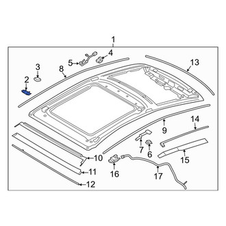 Lincoln OE - Sunroof Frame Washer