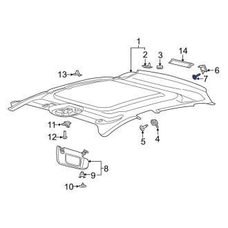 Lincoln Navigator OEM Roofs & Parts | Panels, Drip Rails — CARiD.com