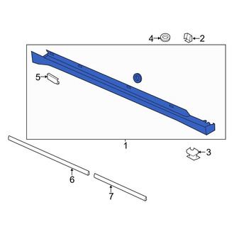 Lincoln OE - Left Rocker Panel Guard