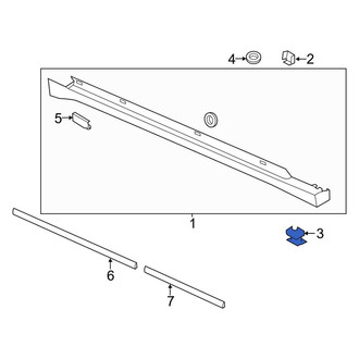 Lincoln OE - Rocker Panel Molding Clip
