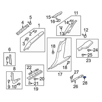 Lincoln OE - Mud Flap Nut