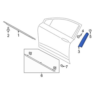 Lincoln OE - Front Left Door Applique