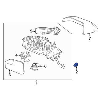 Lincoln OE - Door Mirror Nut