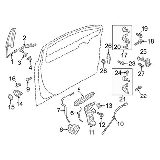 Lincoln OE - Front Door - Lock & Hardware