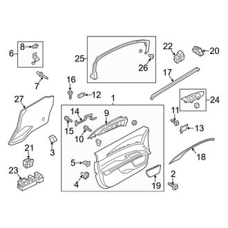 Lincoln OE - Front Door - Interior Trim
