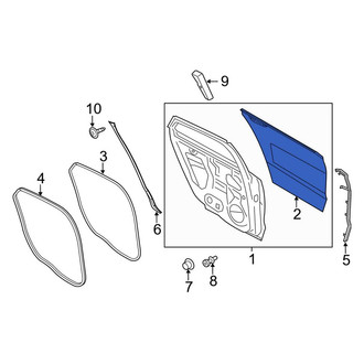 Lincoln OE - Rear Right Outer Door Outer Panel