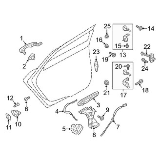 Lincoln OE - Rear Door - Lock & Hardware