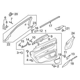 Lincoln OE - Rear Door - Interior Trim