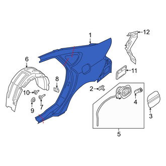 Lincoln OE - Rear Left Quarter Panel
