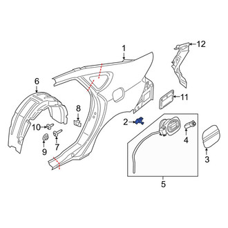 Lincoln OE - Rear Quarter Panel Reinforcement