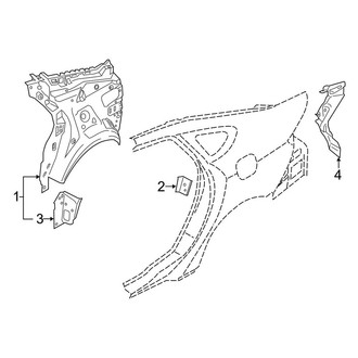 Lincoln OE - Quarter Panel - Inner Structure