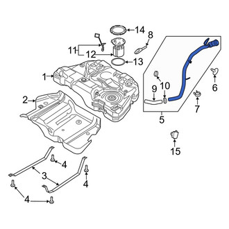 Lincoln OE - Fuel Tank Filler Neck