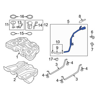 Lincoln OE - Fuel Tank Filler Neck