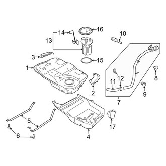 Lincoln OE - Fuel System Components (Black Label Hybrid / Premiere Hybrid / Reserve Hybrid / Select Hybrid)