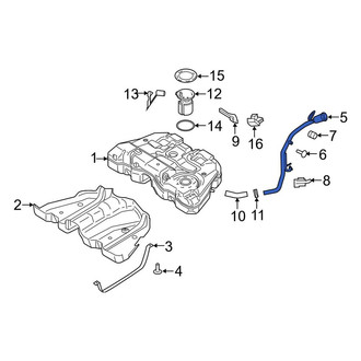 Lincoln OE - Fuel Tank Filler Neck