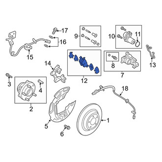 Lincoln OE - Front Disc Brake Pad Set