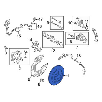 Lincoln OE - Front Disc Brake Rotor