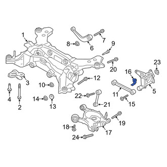 Lincoln OE - Suspension Trailing Arm Nut
