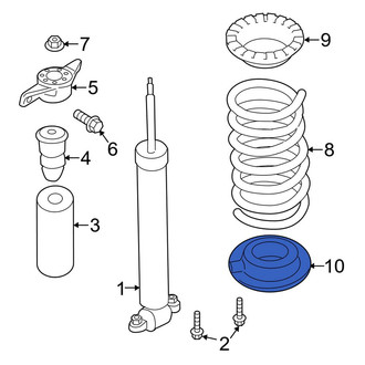 Lincoln OE - Lower Coil Spring Insulator