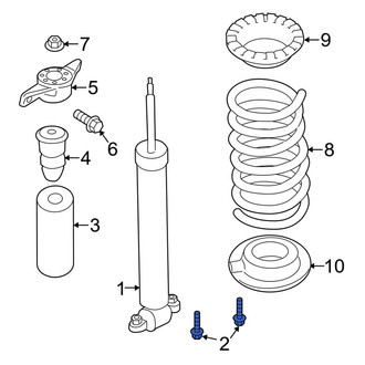 Lincoln OE - Suspension Shock Absorber Bolt