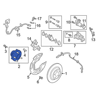 Lincoln OE - Front Wheel Bearing and Hub Assembly