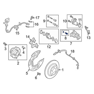 Lincoln OE - Front Brake Bleeder Screw