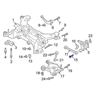 Lincoln OE - Suspension Trailing Arm Bolt