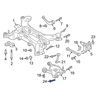 Lincoln OE - Lower Suspension Integral Link Bolt