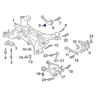 Lincoln OE - Front Upper Engine Mount Nut