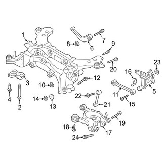 Lincoln OE - Rear Suspension - Suspension Components (AWD)