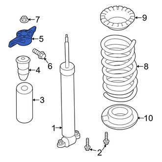 Lincoln OE - Rear Suspension Shock Absorber Mount