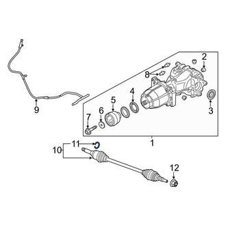 Lincoln OE - CV Axle Shaft Retaining Ring