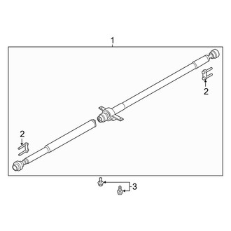 Lincoln OE - Rear Suspension - Drive Shaft (AWD 2.0L)