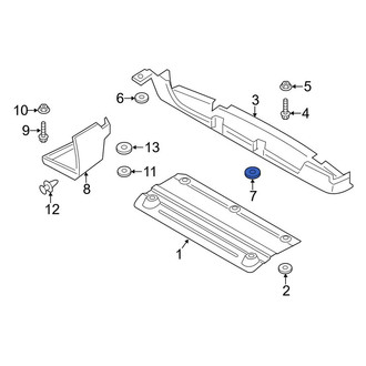 Lincoln OE - Floor Pan Splash Shield Clip