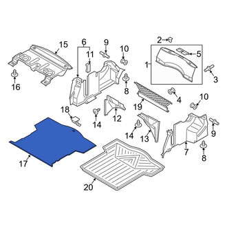 Lincoln OE - Rear Floor Cover Panel
