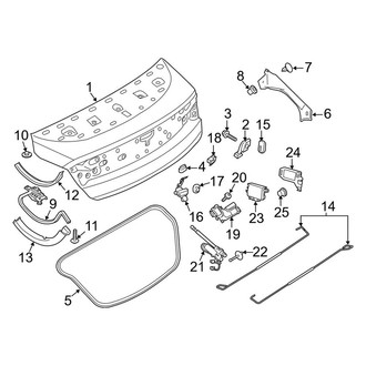 Lincoln OE - Trunk Lid - Lid & Components