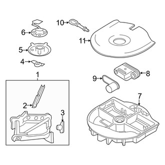 Lincoln OE - Rear Body & Floor - Jack & Components