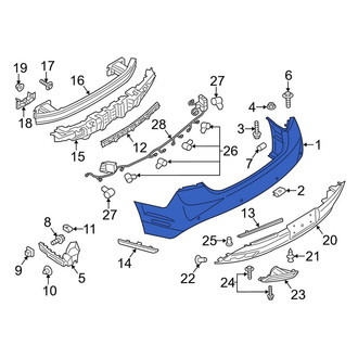 Lincoln OE - Rear Bumper Cover