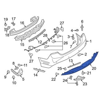Lincoln OE - Rear Valance Panel