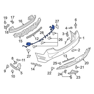 Lincoln OE - Rear Parking Aid System Wiring Harness