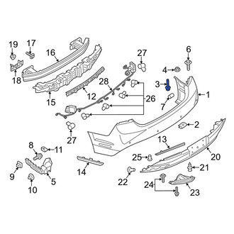 Lincoln OE - Door Interior Trim Panel Screw