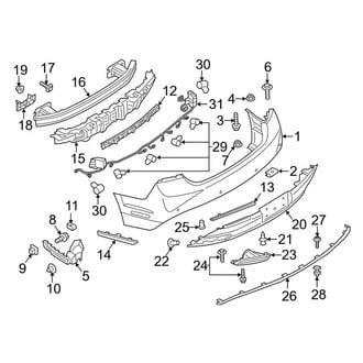 Lincoln OE - Rear Bumper - Bumper & Components