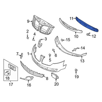 Lincoln OE - Front Bumper Impact Bar