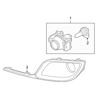 Lincoln OE - Front Lamps - Fog Lamps