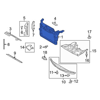 Lincoln OE - Front Radiator Support Panel