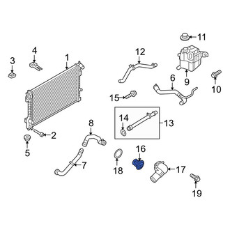 Lincoln OE - Engine Coolant Thermostat