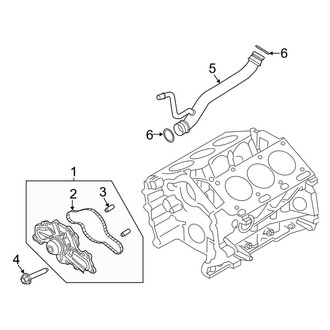 Lincoln OE - Cooling - Water Pump