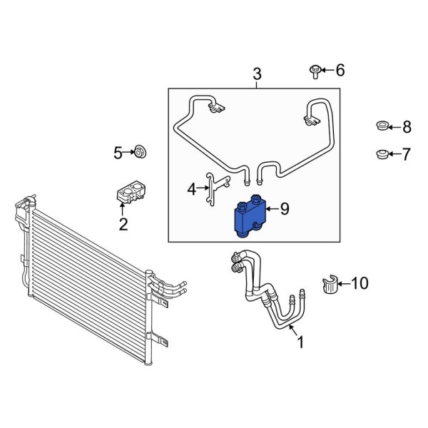 Automatic Transmission Oil Cooler Thermostat